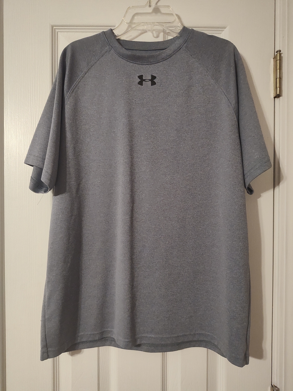 Under Armour Men's Heather Gray Heat Gear Short Sleeve Performance Tee